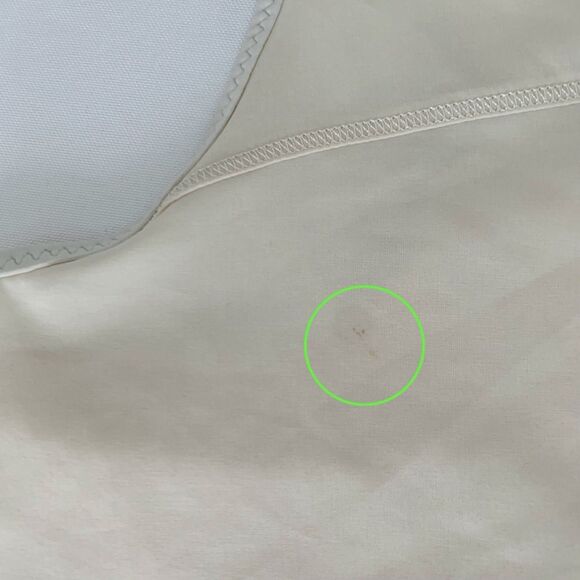 Lululemon Tank Top Women M* Beige Floral Run Split Singlet Workout Feminine Gym - Picture 7 of 9